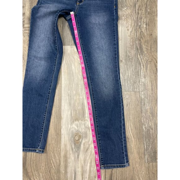 Universal Thread Mid Rise Skinny Jeans 6 28R Blue Denim 30" Inseam - Picture 8 of 8